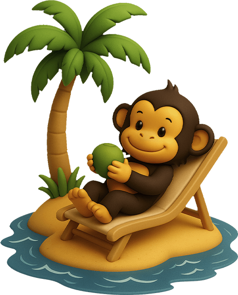 Monoviral en la playa